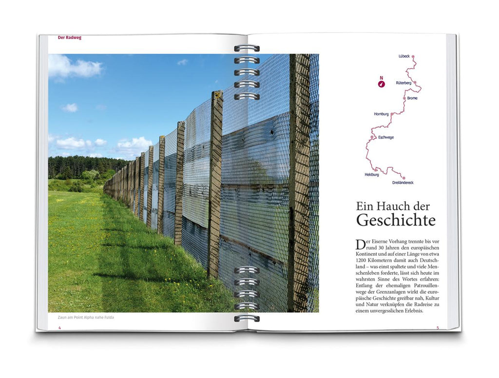 KOMPASS Radreiseführer Europa-Radweg Eiserner Vorhang / Deutsch-Deutscher Radweg