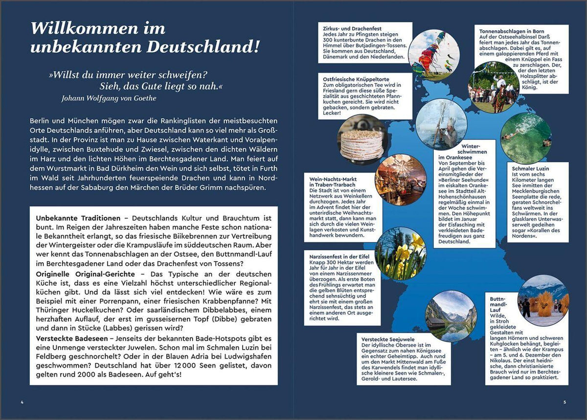 KUNTH Unterwegs durchs unbekannte Deutschland