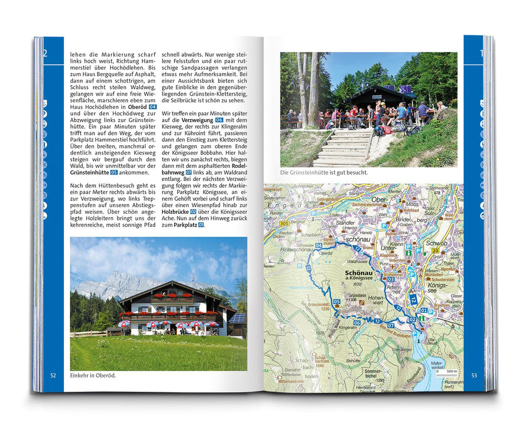 KOMPASS Wanderführer Königssee, Nationalpark Berchtesgaden, Watzmann, 42 Touren mit Extra-Tourenkarte
