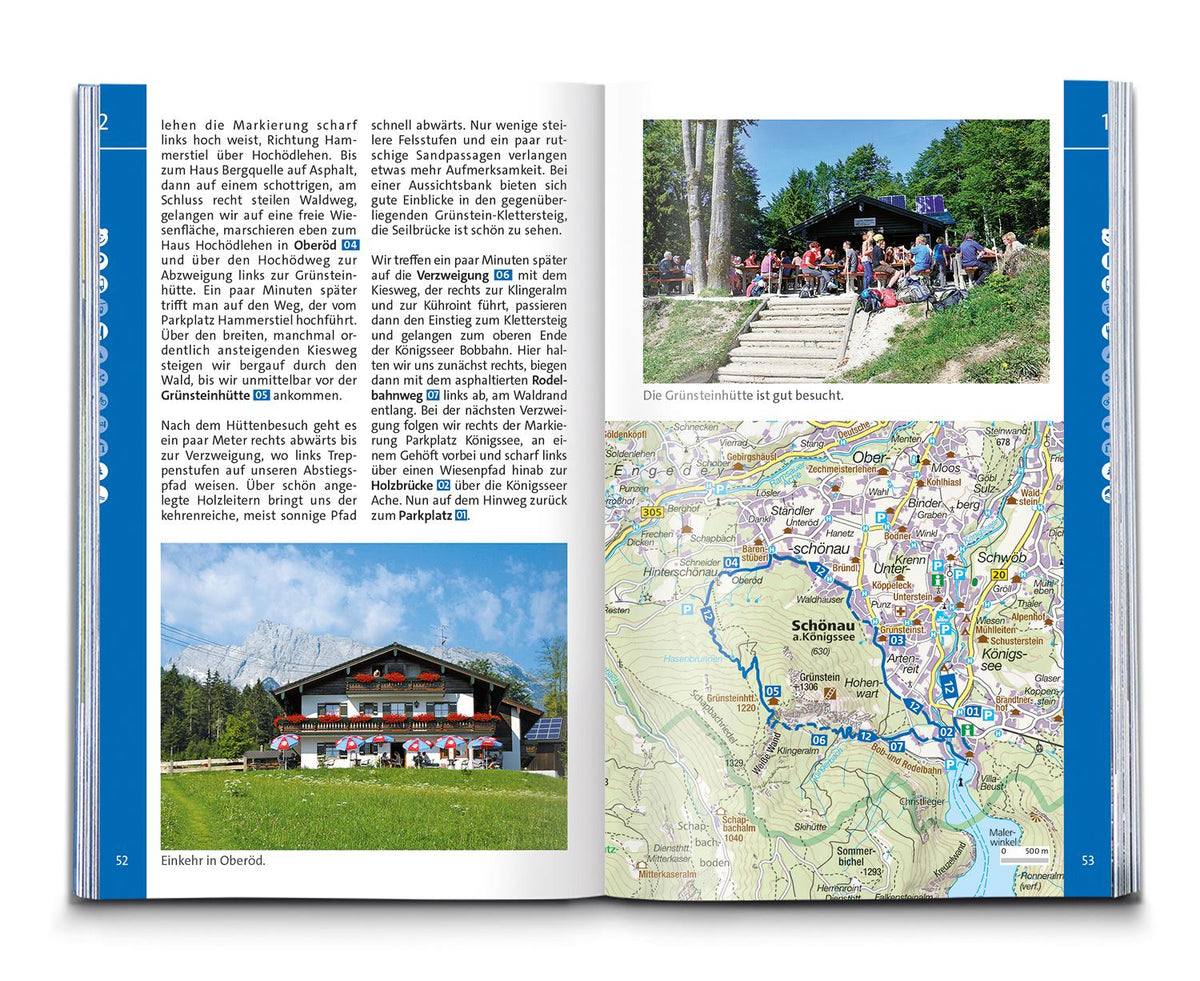 KOMPASS Wanderführer Königssee, Nationalpark Berchtesgaden, Watzmann, 42 Touren mit Extra-Tourenkarte