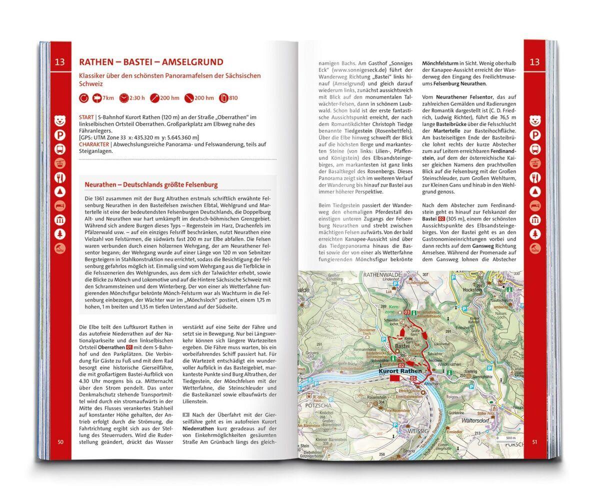 KOMPASS Wanderlust Elbsandsteingebirge und bei Dresden