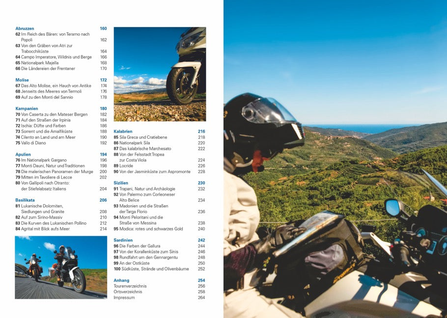 Das große Motorrad-Tourenbuch Italien