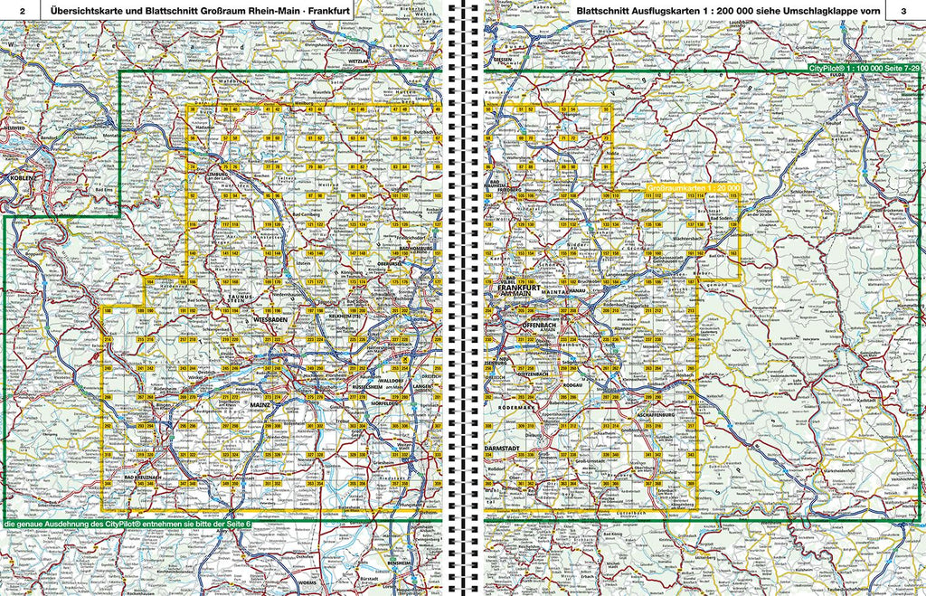 ADAC Stadtatlas Rhein-Main, Frankfurt 1:20.000