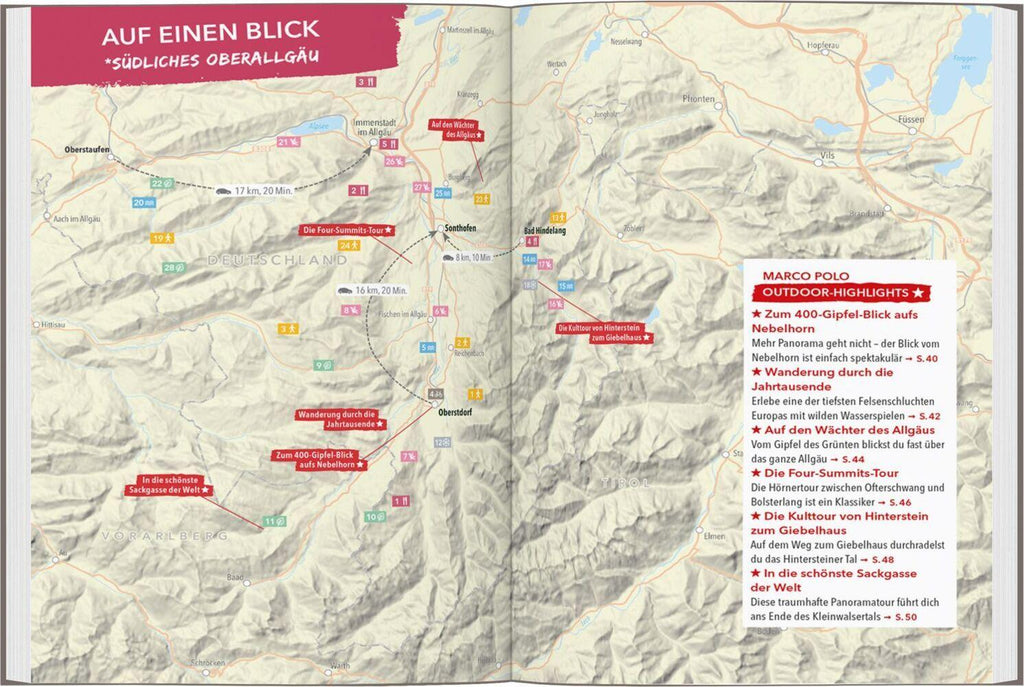 MARCO POLO OUTDOOR GUIDE Reiseführer Allgäu
