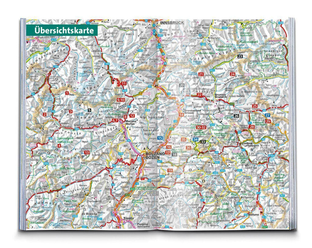 KOMPASS Wanderführer Südtiroler Hüttenwanderungen, 36 Touren mit Extra-Tourenkarte