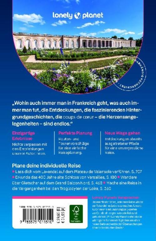 LONELY PLANET Reiseführer Frankreich