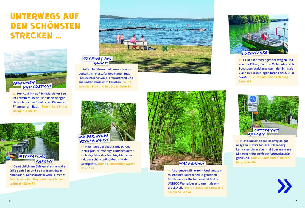 DUMONT Radelzeit an der Mecklenburgischen Seenplatte