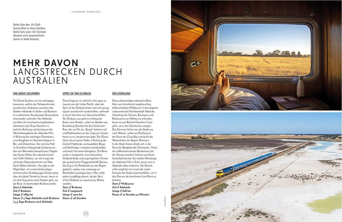 LONELY PLANET Bildband Legendäre Zugreisen