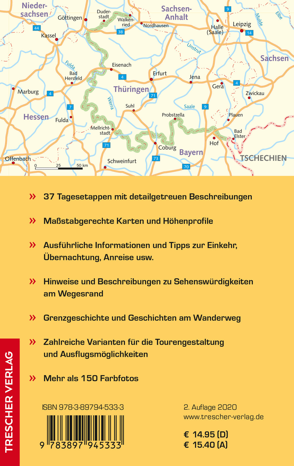 Reiseführer Grünes Band - Der Süden