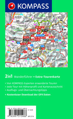 KOMPASS Wanderführer Fassatal, Rosengarten, 60 Touren mit Extra-Tourenkarte