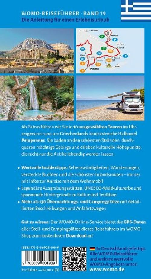 Entdeckertouren mit dem Wohnmobil Peloponnes