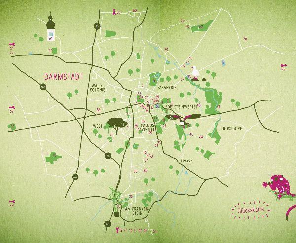 Grüne Glücksorte in Darmstadt