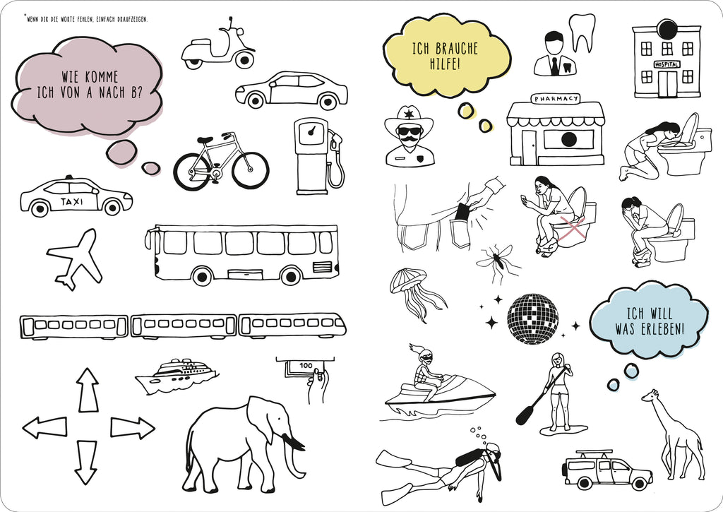 GuideMe Travel Diary \"Illustration\" - individuelles Reisetagebuch