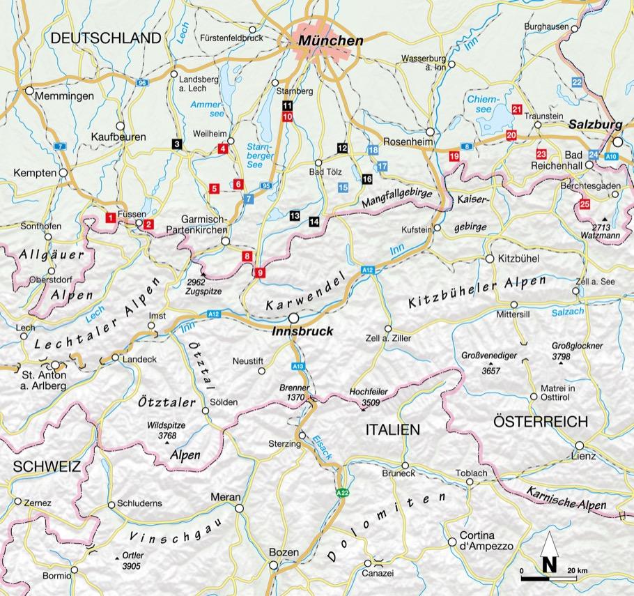 Leichte E-Bike-Touren Oberbayern