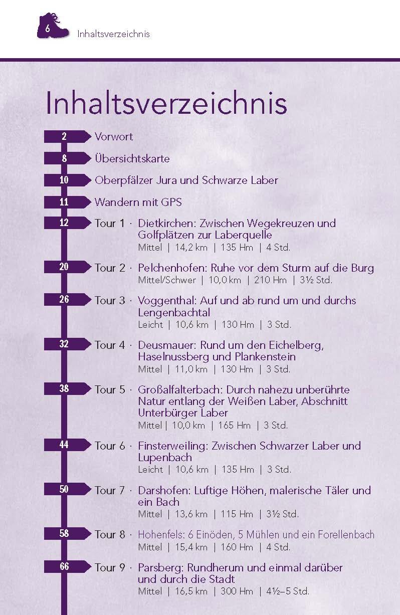 Wanderführer Oberpfälzer Jura & Tal der Schwarzen Laber