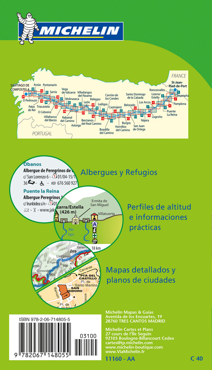 Camino de Santiago - Zoom Map 160