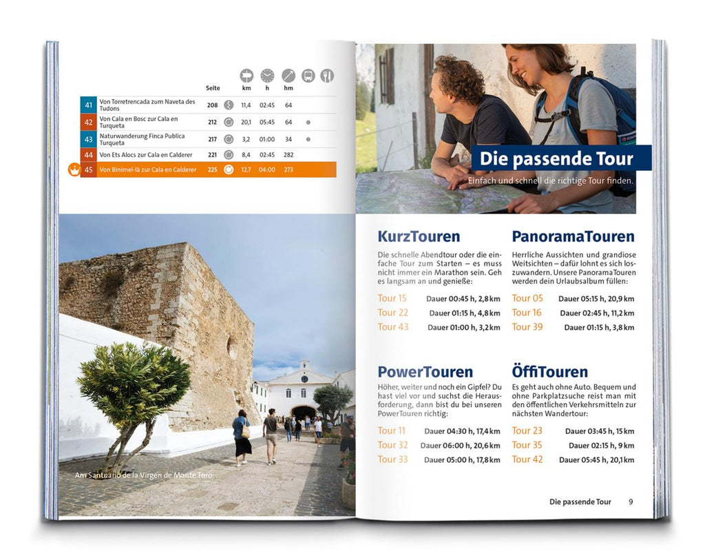 KOMPASS Wanderführer Menorca, 45 Touren mit Extra-Tourenkarte