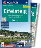 KOMPASS Wanderführer Eifelsteig, vom Dom zu Aachen zum Dom in Trier, 50 Touren mit Extra-Tourenkarte