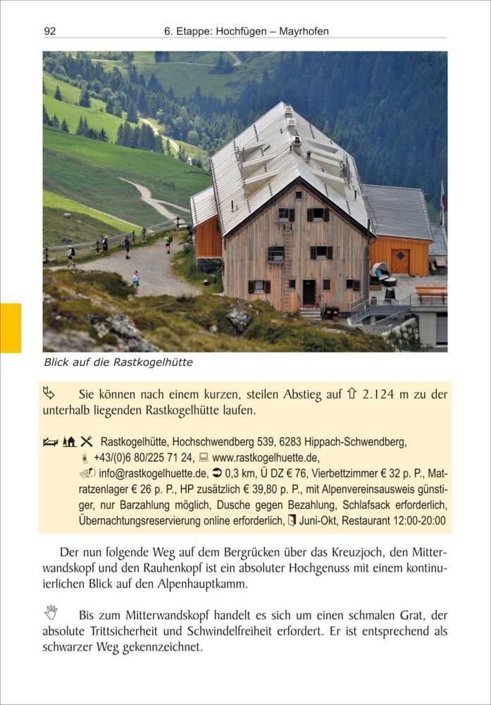 Tegernsee - Sterzing über die Alpen in 8 Etappen