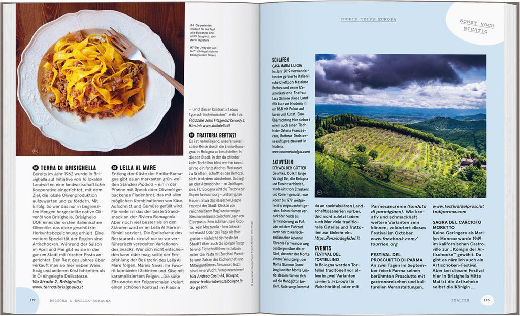 LONELY PLANET Bildband Foodie Trips Europa