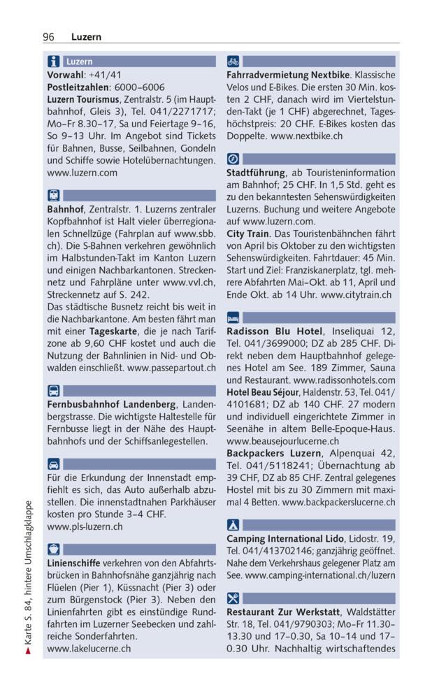 TRESCHER Reiseführer Zentralschweiz