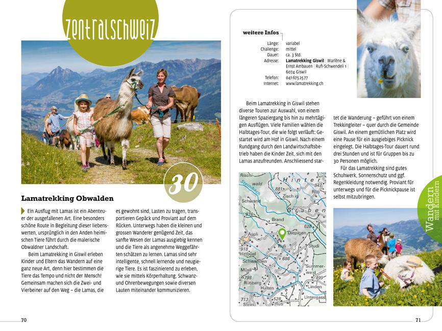 Kümmerly+Frey Erlebnis Schweiz Wandern mit Kindern - Wanderführer