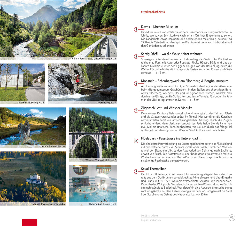 Hallwag Reiseführer Grand Tour of Switzerland Touring Guide, deutsche Ausgabe