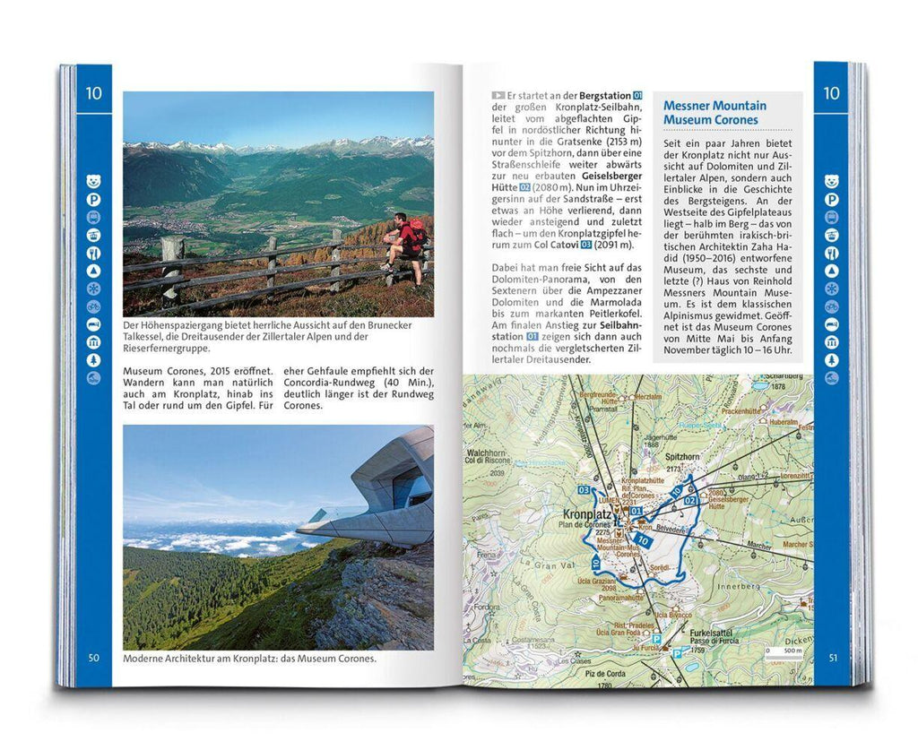 KOMPASS Wanderführer Pustertal und seine Seitentäler, Herausragende Dolomiten, 60 Touren mit Extra-Tourenkarte