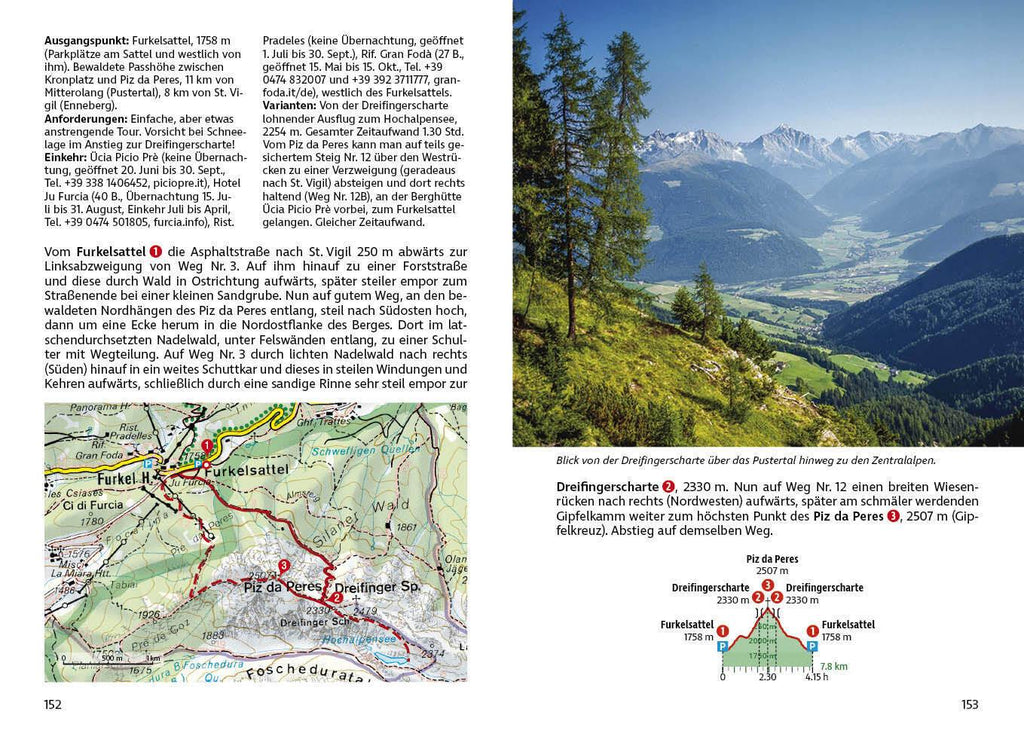 ROTHER Wanderführer Dolomiten - Sextner Dolomiten
