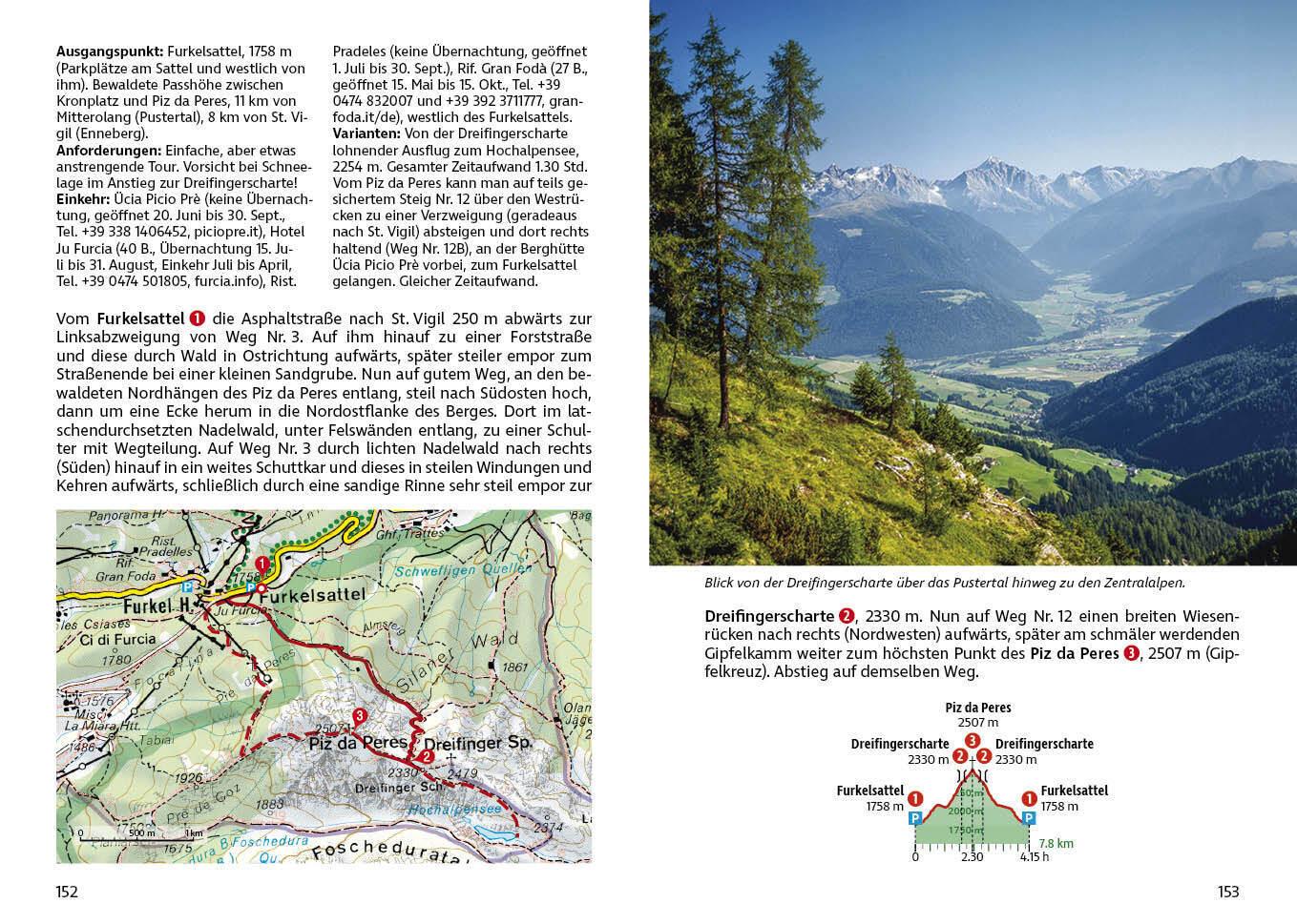 ROTHER Wanderführer Dolomiten - Sextner Dolomiten