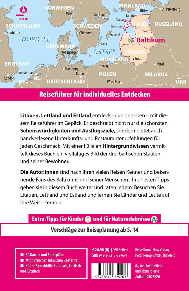 Reise Know-How Reiseführer Baltikum: Estland, Lettland, Litauen