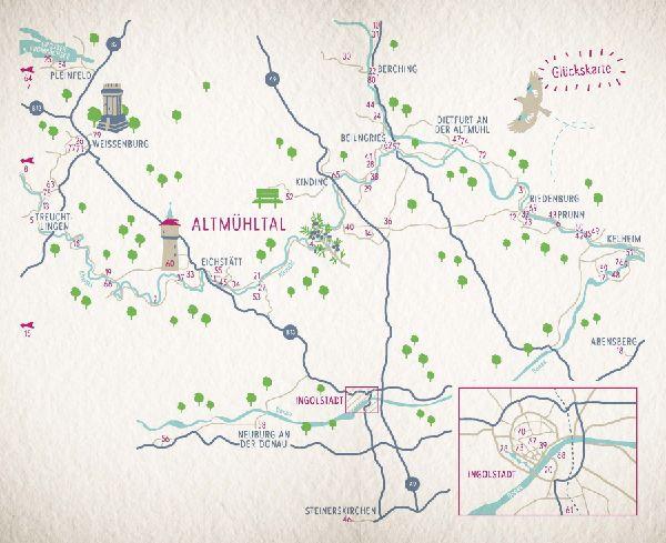 Glücksorte im Altmühltal. Mit Ingolstadt