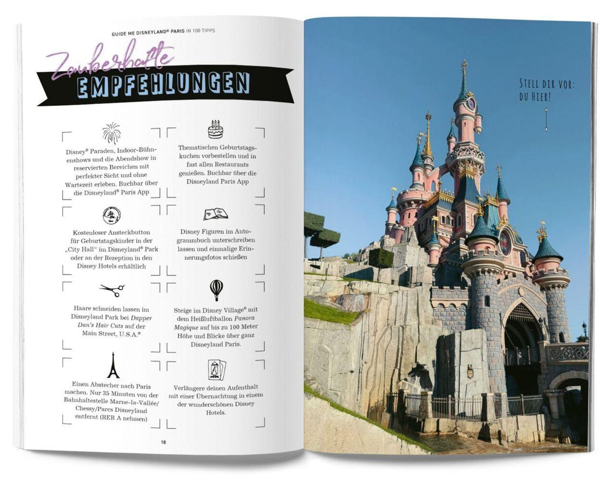 GuideMe Reiseführer Disneyland® Paris Freizeitpark Guide