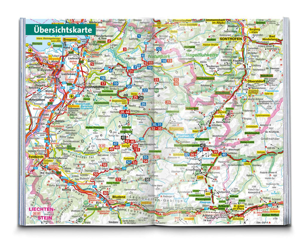 KOMPASS Wanderführer Bregenzerwald und Großes Walsertal, 60 Touren mit Extra-Tourenkarte