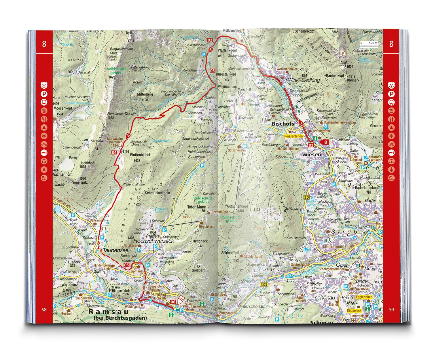 KOMPASS Wanderführer SalzAlpenSteig, Chiemsee, Königssee, Hallstätter See, 40 Touren mit Extra-Tourenkarte