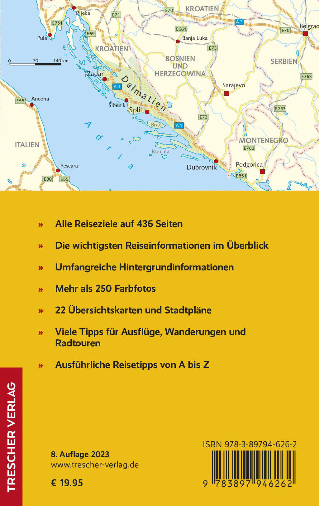 TRESCHER Reiseführer Dalmatien