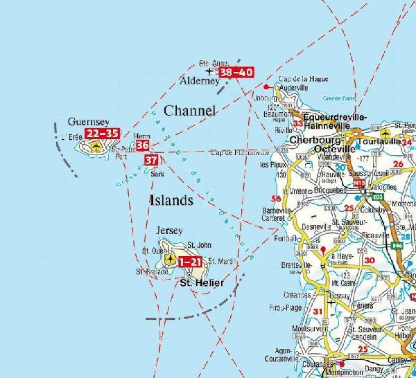 ROTHER Wanderführer Kanalinseln - Jersey, Guernsey, Herm, Sark und Alderney