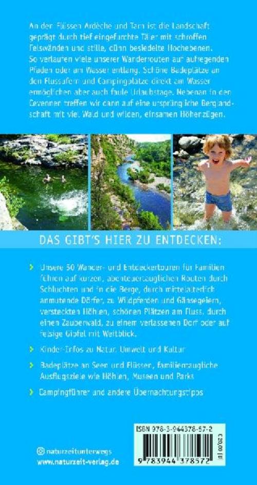 Naturzeit mit Kindern: Tal der Ardeche und Cevennen