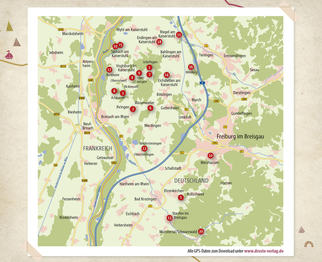 Kaiserstuhl/Breisgau. Wandern für die Seele
