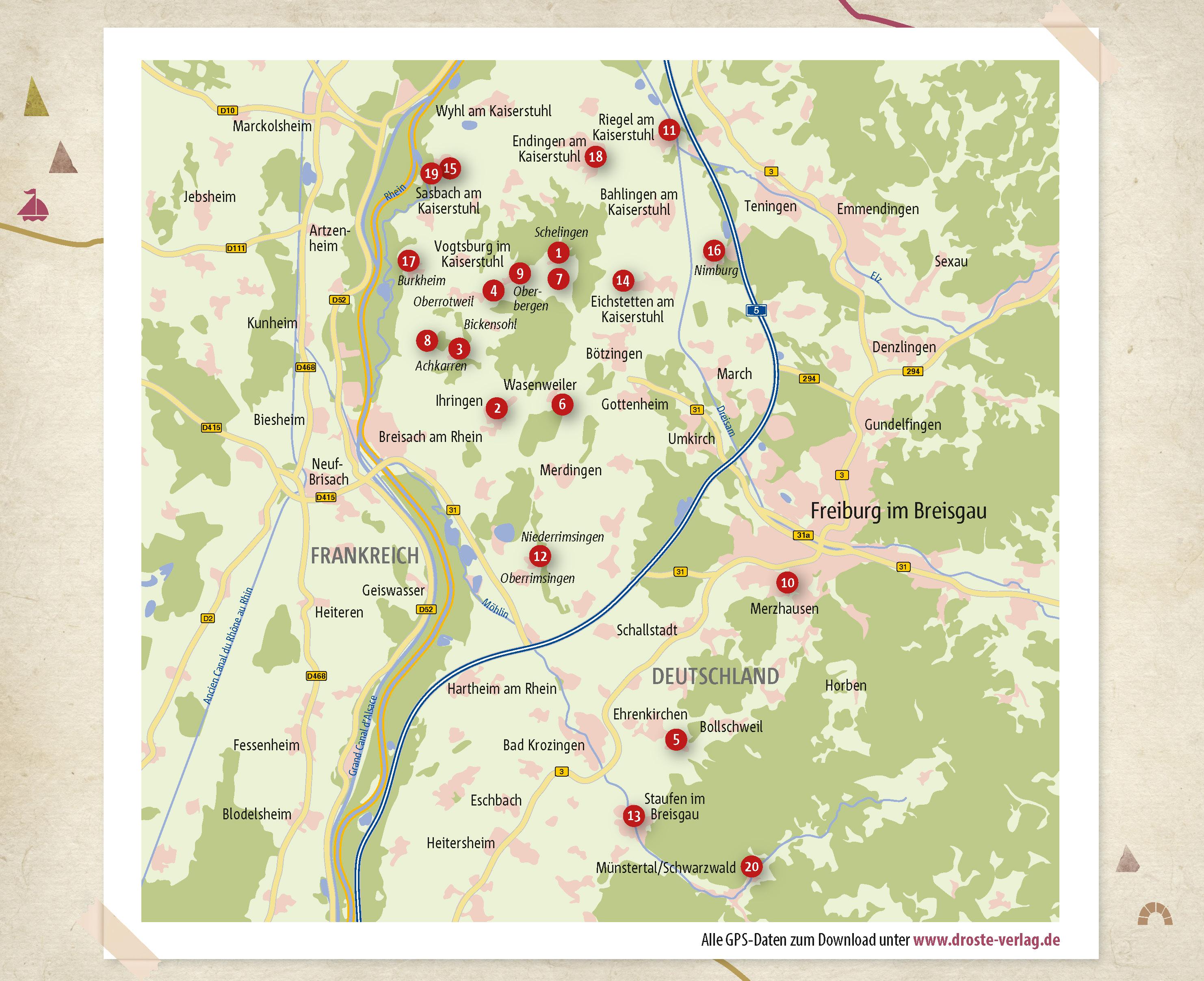 Kaiserstuhl/Breisgau. Wandern für die Seele