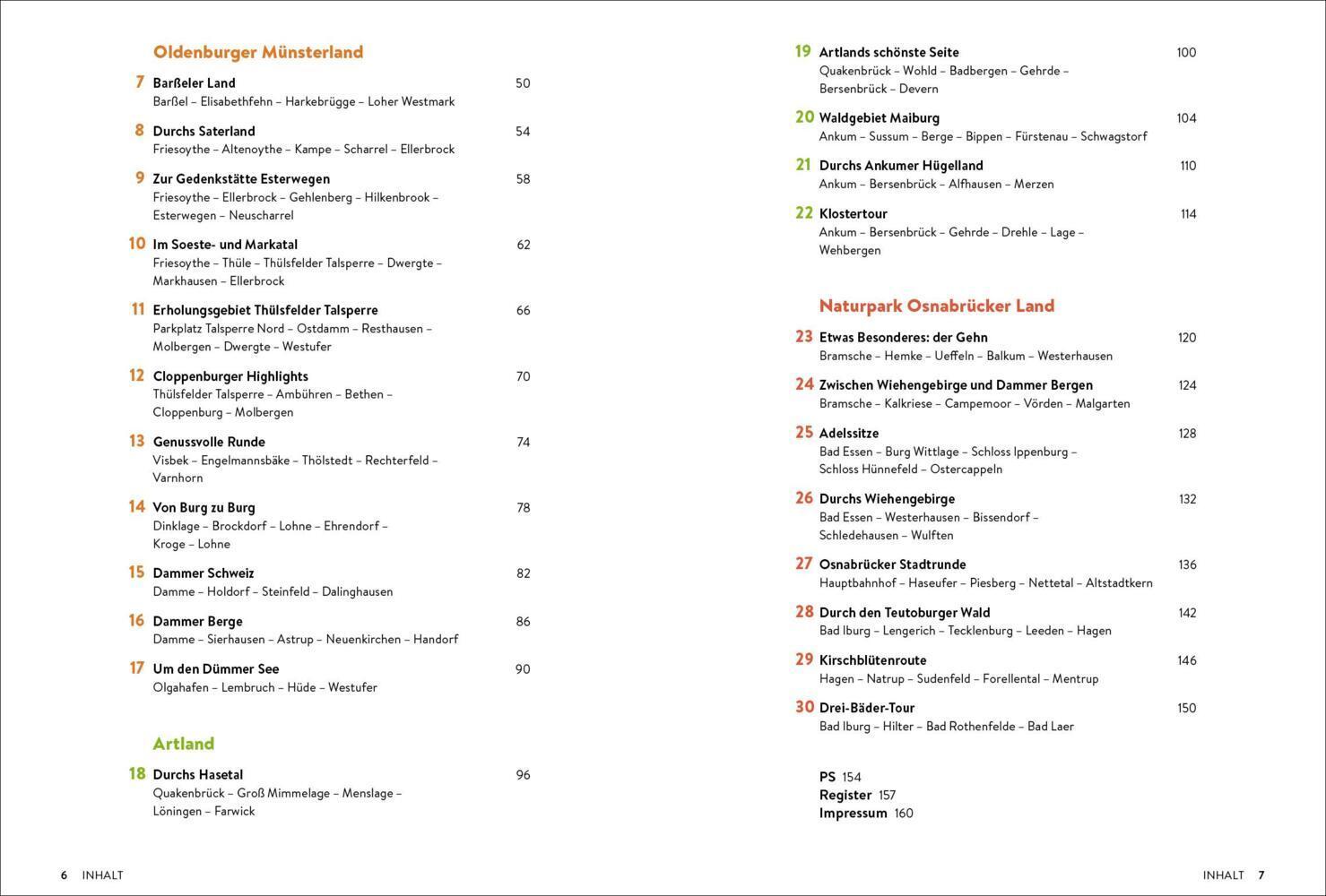 Das Oldenburger und Osnabrücker Land erfahren 30 Radtouren durch malerische Landschaften, zu reizvollen Städten und kulturellen Highlights