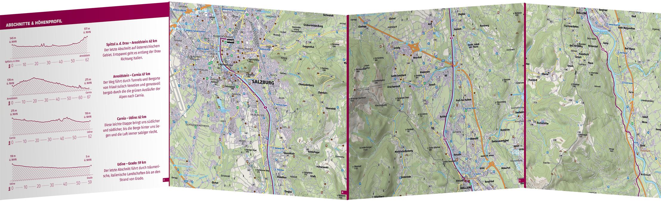 KOMPASS Radfernwege quer durch Deutschland