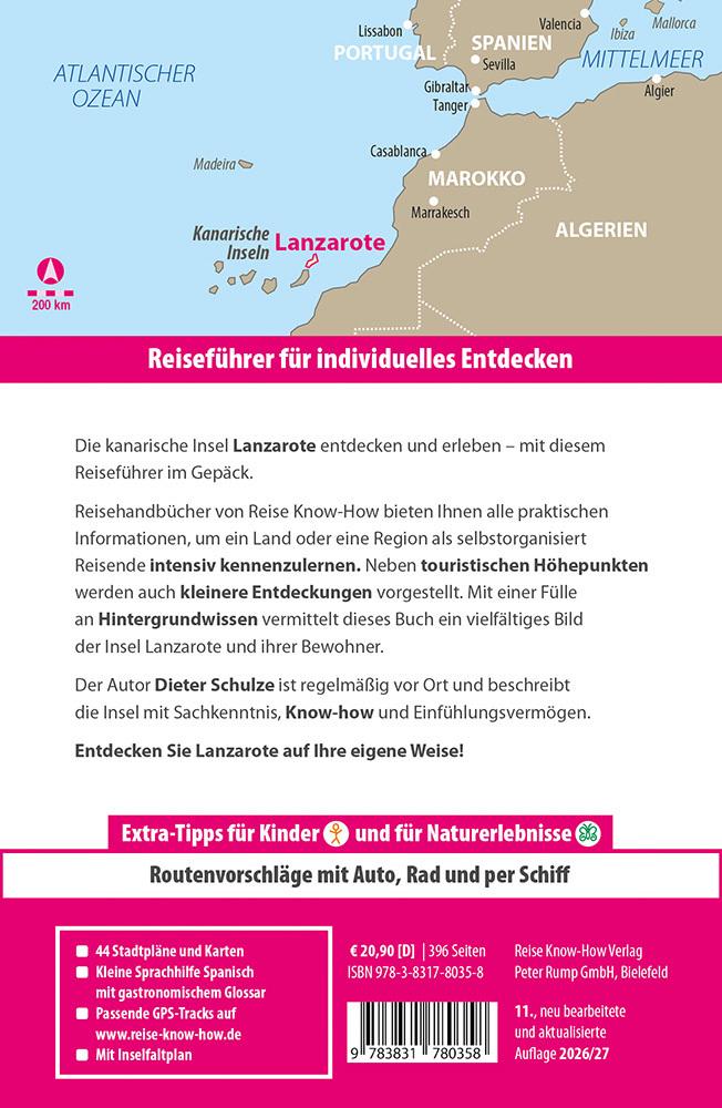 Reise Know-How Reiseführer Lanzarote