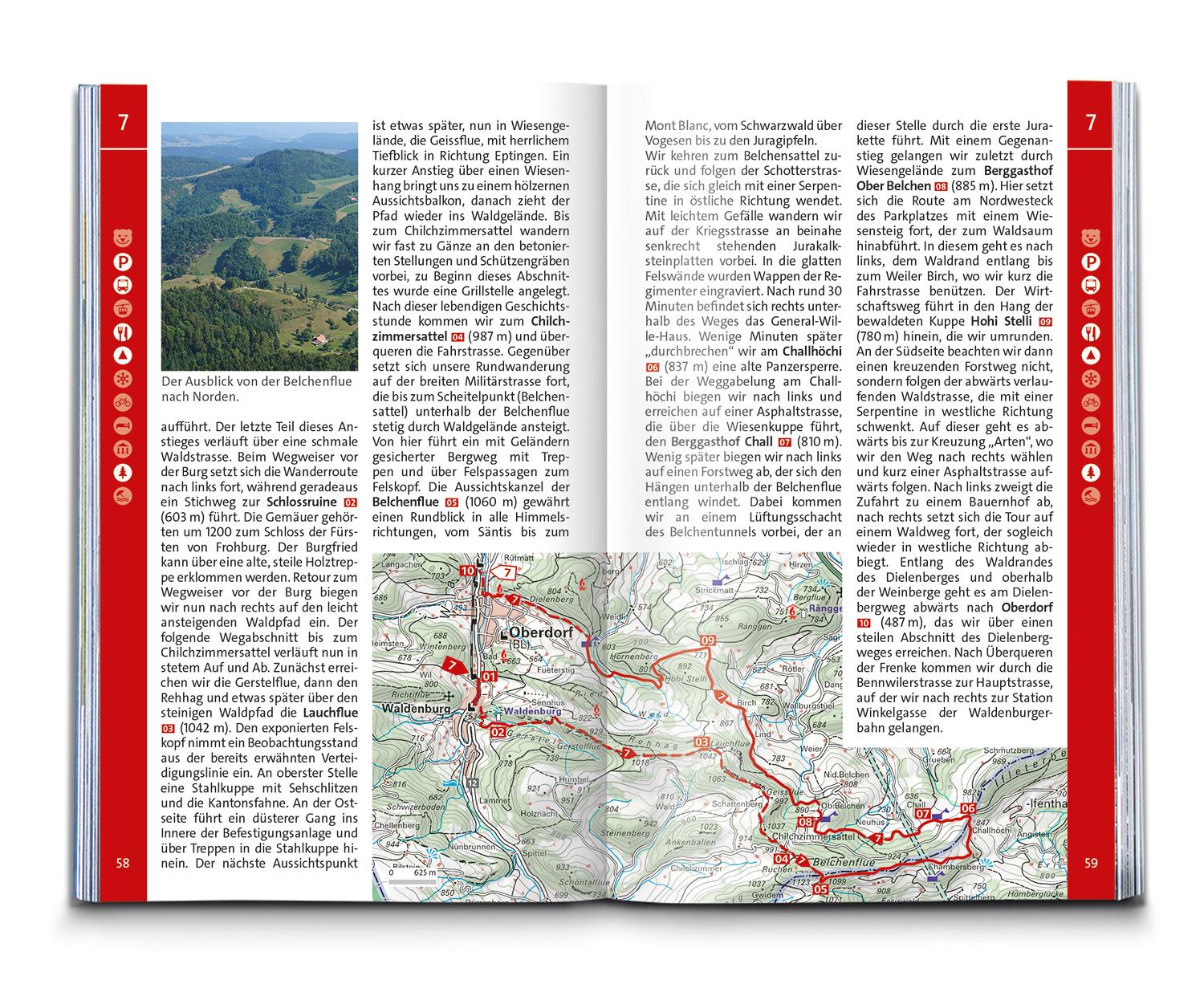 KOMPASS Wanderführer Schweizer Jura, 55 Touren mit Extra-Tourenkarte