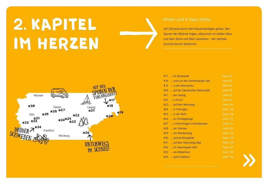 52 kleine & große Eskapaden in Deutschland - Für Camper
