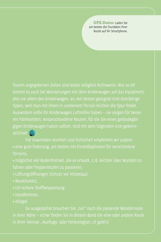 Kümmerly+Frey Erlebnis Schweiz Wandern mit Kinderwagen - Wanderführer