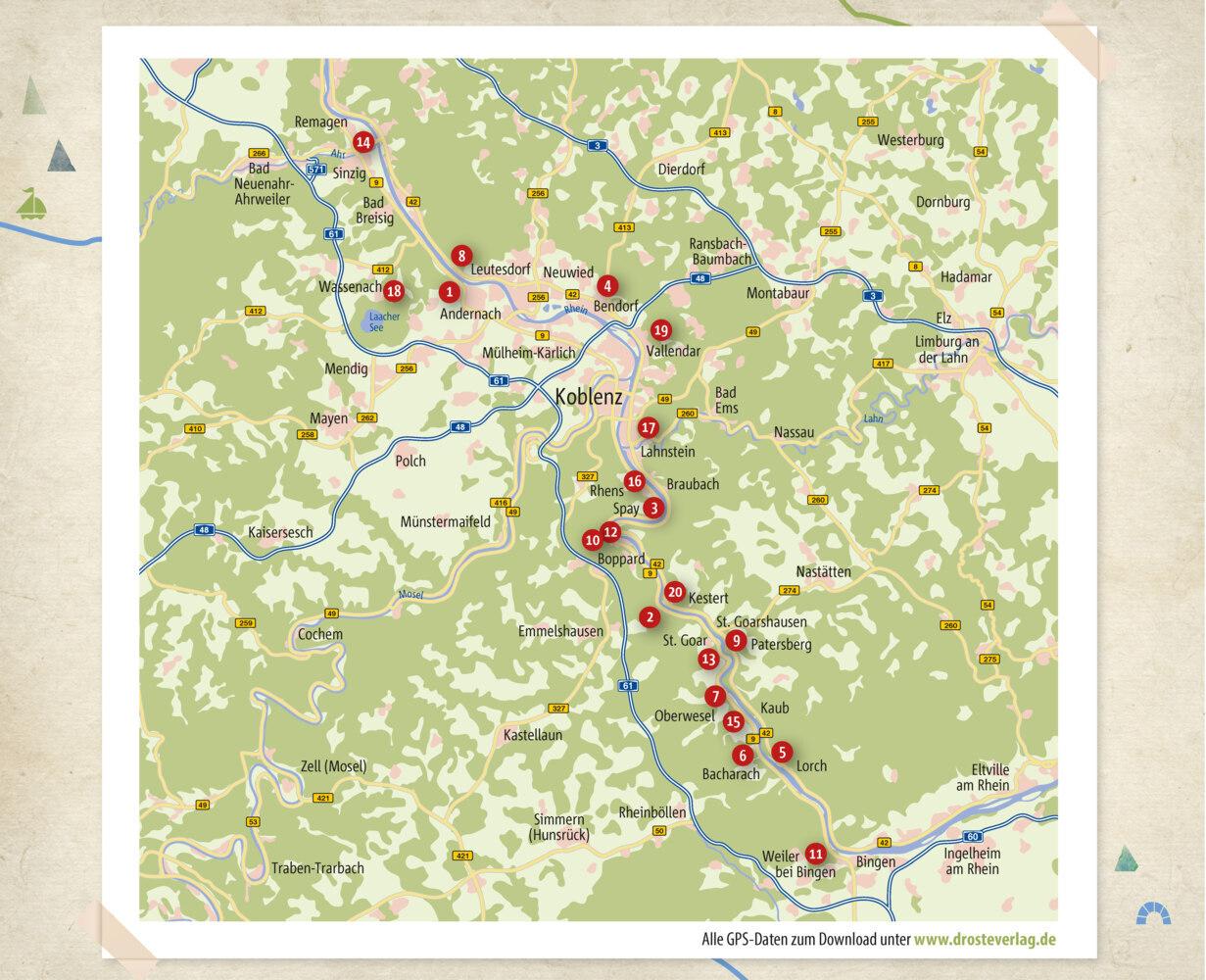 Mittelrhein. Wandern für die Seele