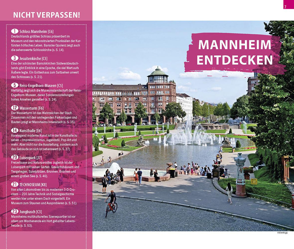 Reise Know-How CityTrip Mannheim mit Infos zur Bundesgartenschau