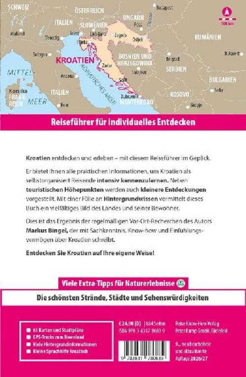 Reise Know-How Reiseführer Kroatien