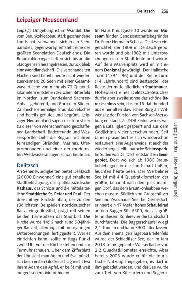 TRESCHER Reiseführer Sachsen